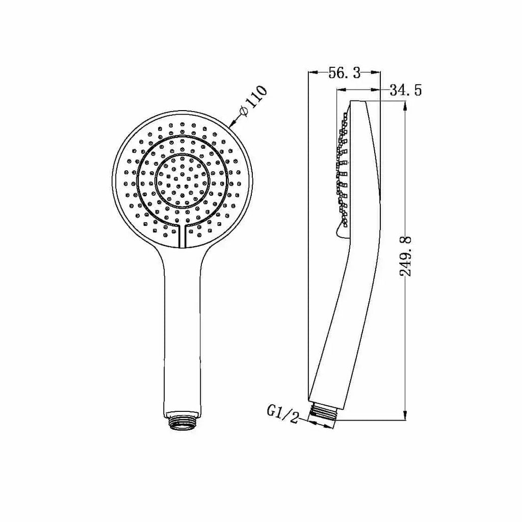 Opal Air Hand Shower - Hera BathwareBrushed Nickel