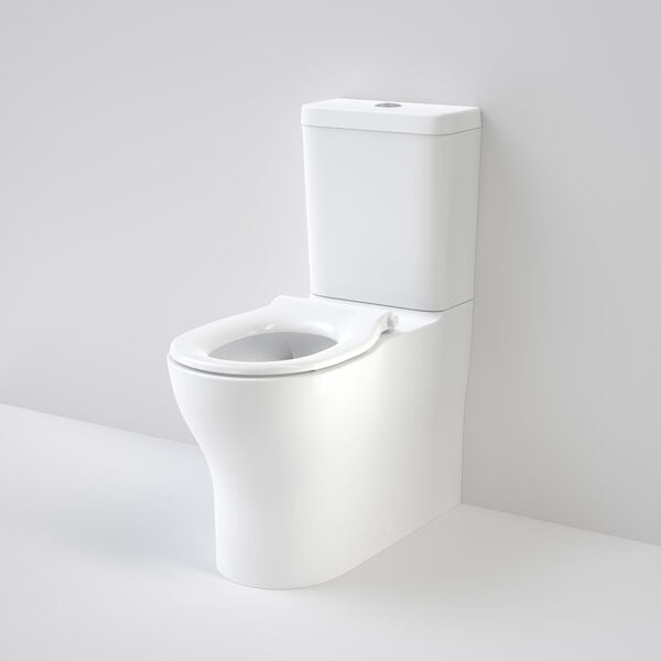 OPAL Cleanflush Easy Height Wall Faced Close Coupled Suite | CAROMA - Hera BathwareSingle Flap Seat