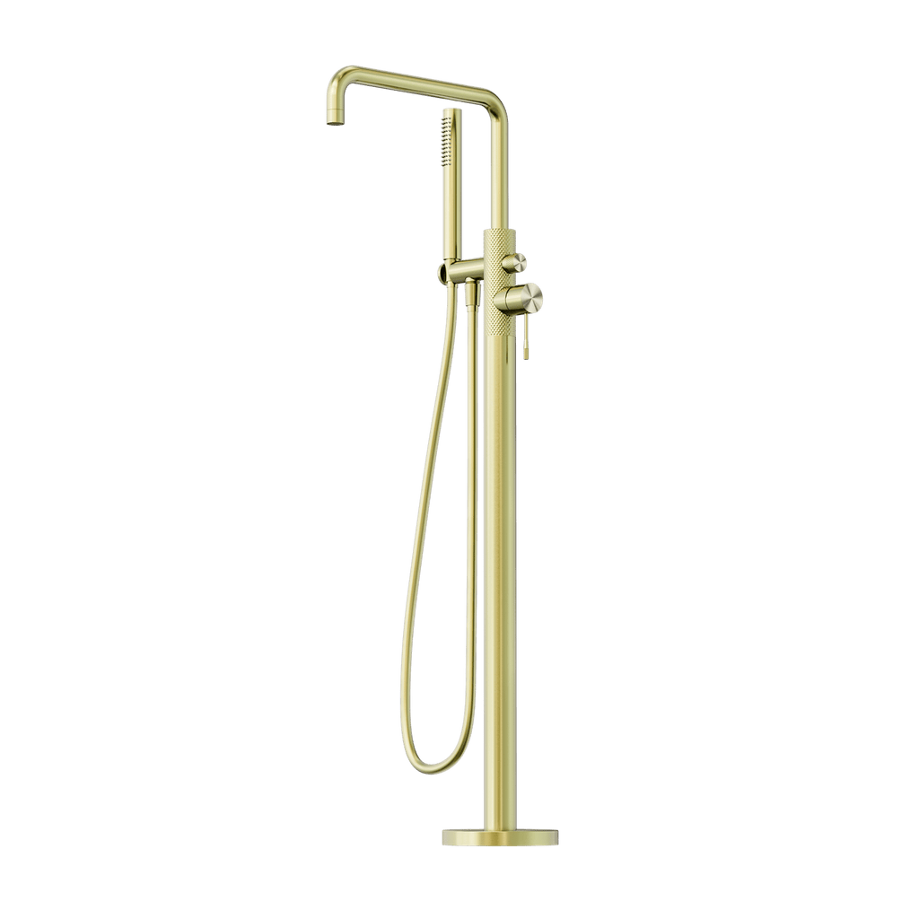 OPAL Freestanding Bathmixer with Hand Shower - Hera BathwareBrushed Nickel