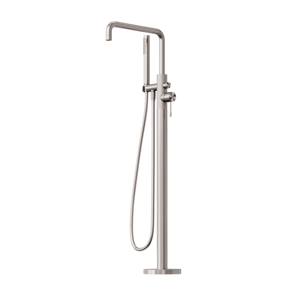OPAL Freestanding Bathmixer with Hand Shower - Hera BathwareBrushed Nickel