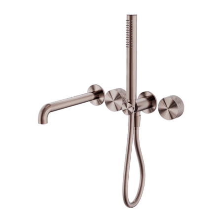 Opal Progressive Shower System with Spout 230/250mm Seperate - Hera BathwareBrushed Nickel230mm
