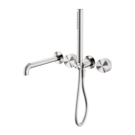 Opal Progressive Shower System with Spout 230/250mm Seperate - Hera BathwareBrushed Nickel230mm