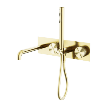Opal Progressive Shower System with Spout 230/250mm - Hera BathwareBrushed Nickel230mm