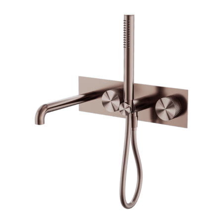 Opal Progressive Shower System with Spout 230/250mm - Hera BathwareBrushed Nickel230mm
