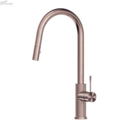 Opal Pull - Out Sink Mixer with Vegie spray function - Hera BathwareBrushed Bronze