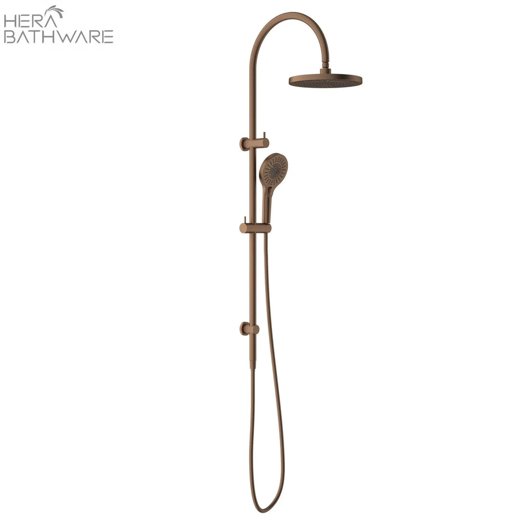 OPAL Twin Shower Set | Nero - Hera BathwareBrushed Bronze