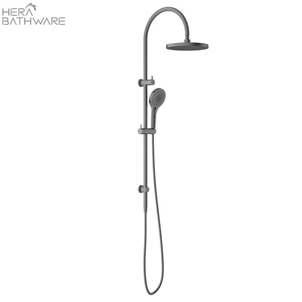 OPAL Twin Shower Set | Nero - Hera BathwareGraphite