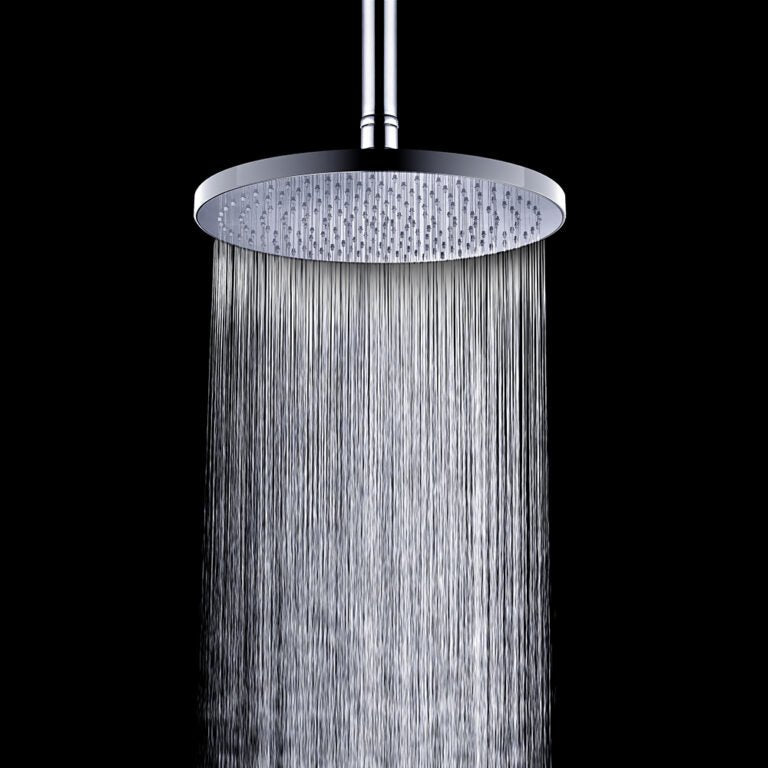 Opal Twin Shower with Air Shower | Nero - Hera BathwareBrushed Gold