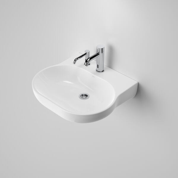 OPAL Wall Basin 510mm | CAROMA - Hera Bathware2 Tap Hole (LH)