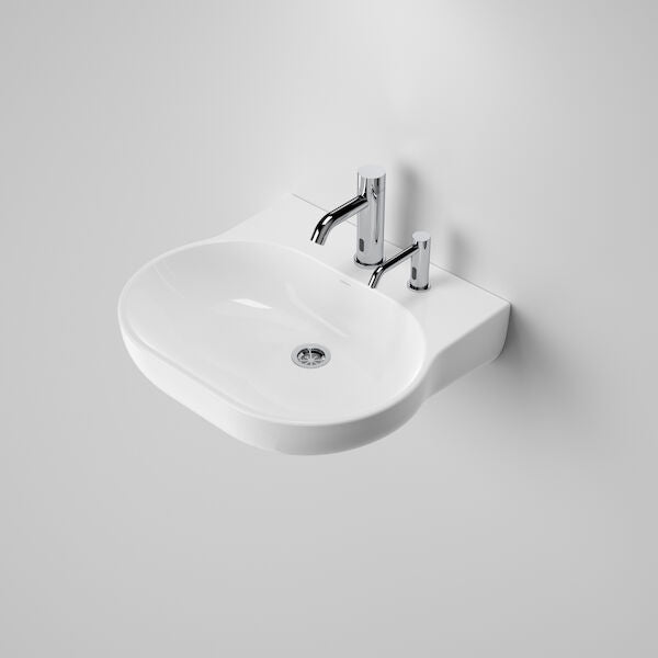 OPAL Wall Basin 510mm | CAROMA - Hera Bathware2 Tap Hole (RH)