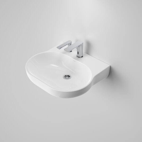 OPAL Wall Basin 510mm | CAROMA - Hera Bathware2 Tap Hole (RH)