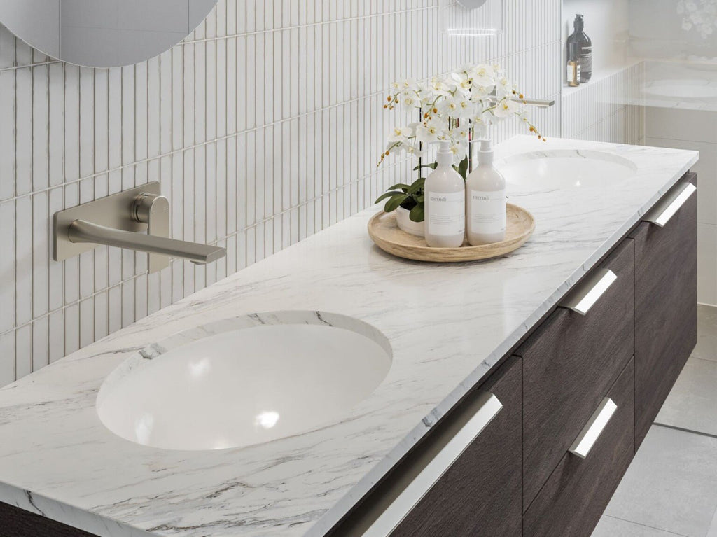 Oval Undermount Basin 420mm White Gloss - Hera BathwareGloss White