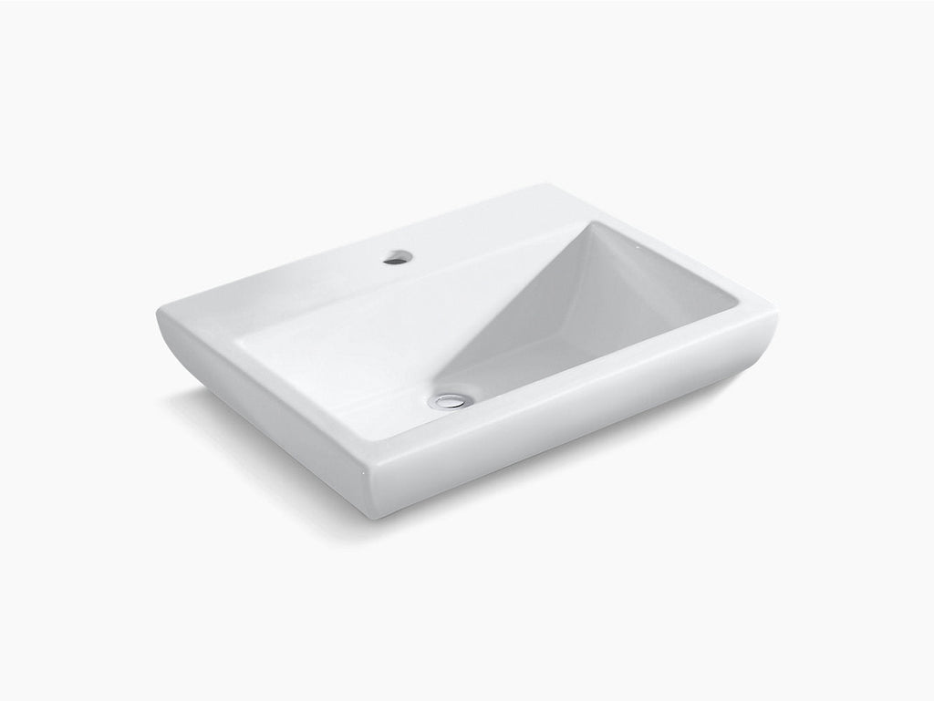 Parliament™ Vessel Lavatory with faucet hole - Hera Bathware X Kohler 14715X - 1 - 0 | 1th Taphole