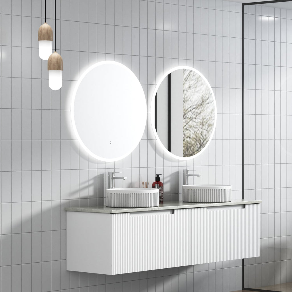 Perla Mark II Wall Hung Vanity 600 - 1800mm - Hera Bathware1500mm - SingleCabinet Only