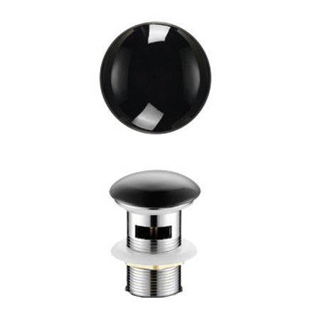 Pop Up Waste - Non Overflow - Hera BathwareGloss BlackOverflow
