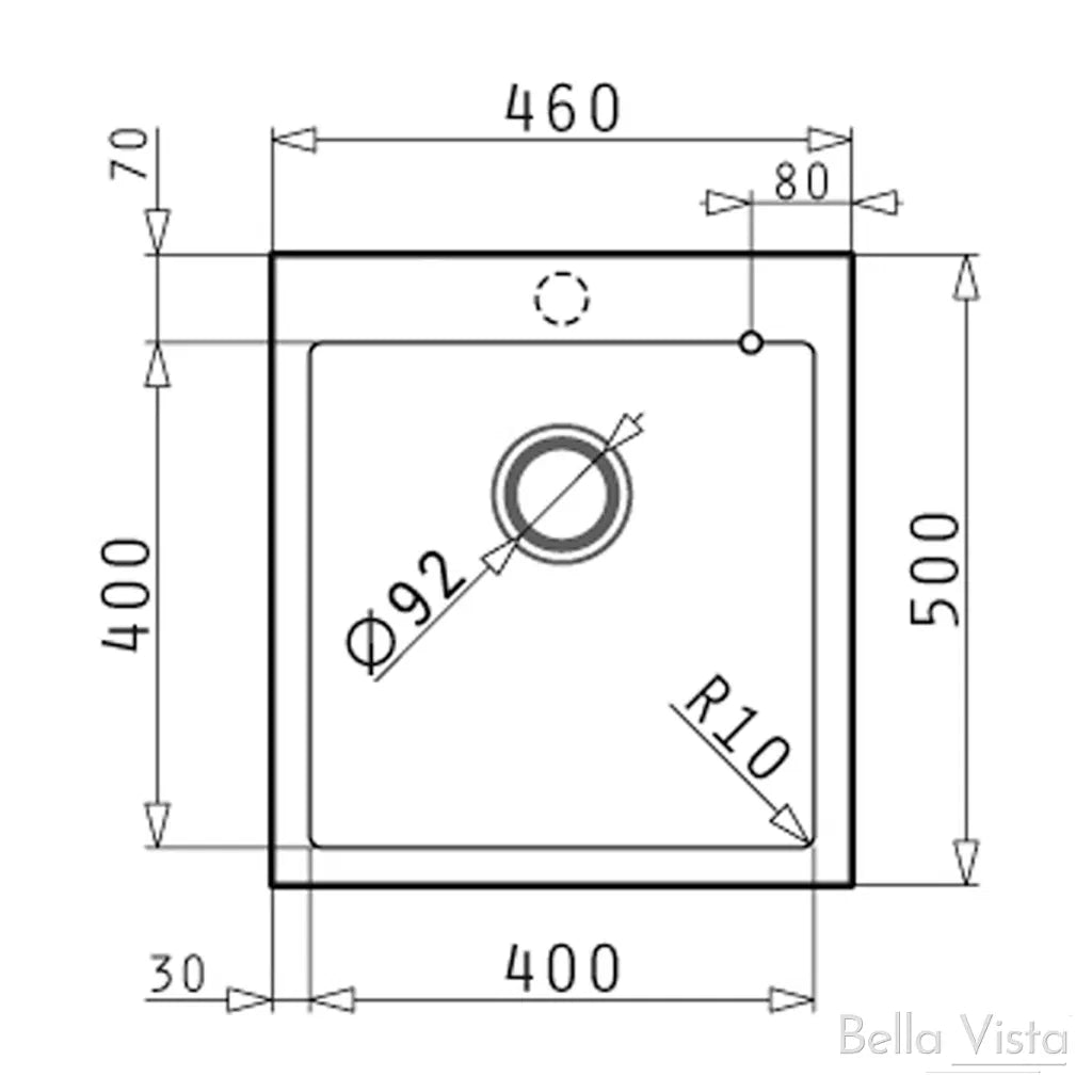 Pradus Graphite Carbon Kitchen Sinks | Bella Vista - Hera Bathware X Bella Vista SNK6244 - 1B - BLK - P | 620 x 440mmBlack