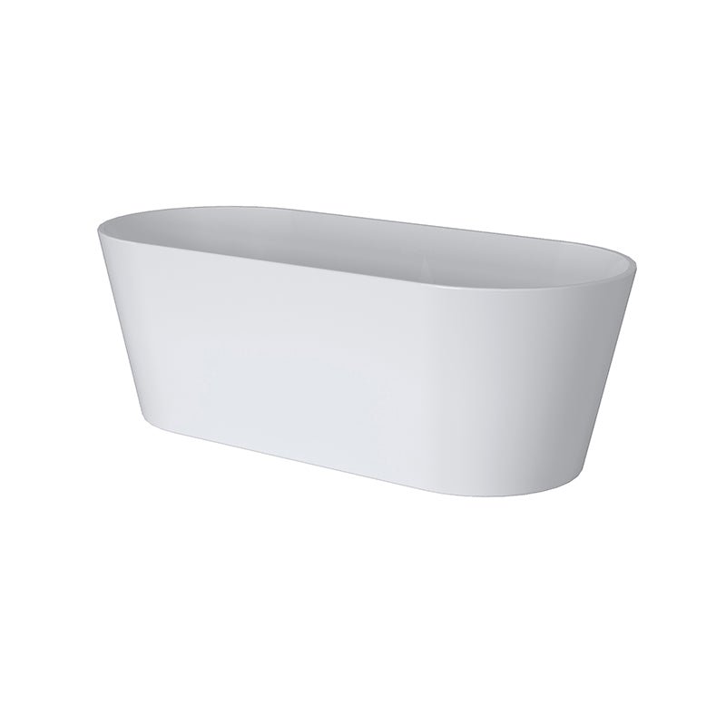 Prato Plus Free Standing Bathtub - Gloss White - Hera Bathware1420mmGloss White