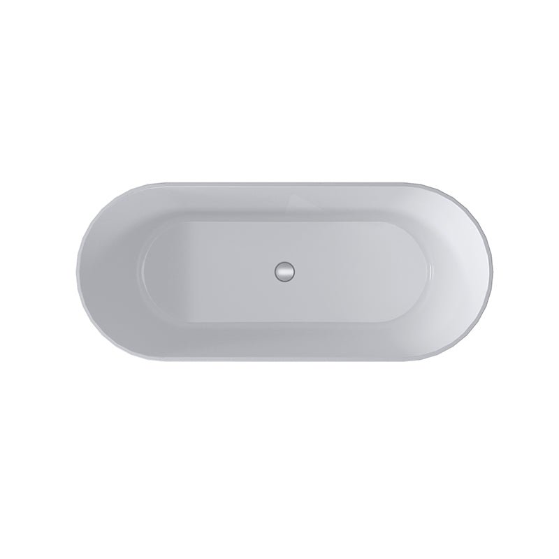 Prato Plus Free Standing Bathtub - Gloss White - Hera Bathware1420mmGloss White