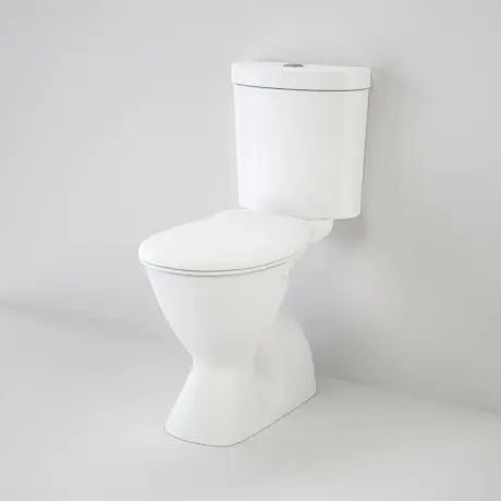 PROFILE 4 Easy height connector toilet suite - Hera BathwareGloss WhiteS Trap - Standard Seat