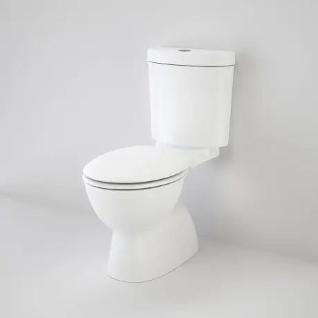 PROFILE 4 Trident connector toilet suite - Hera BathwareGloss WhiteP Trap - Standard Seat