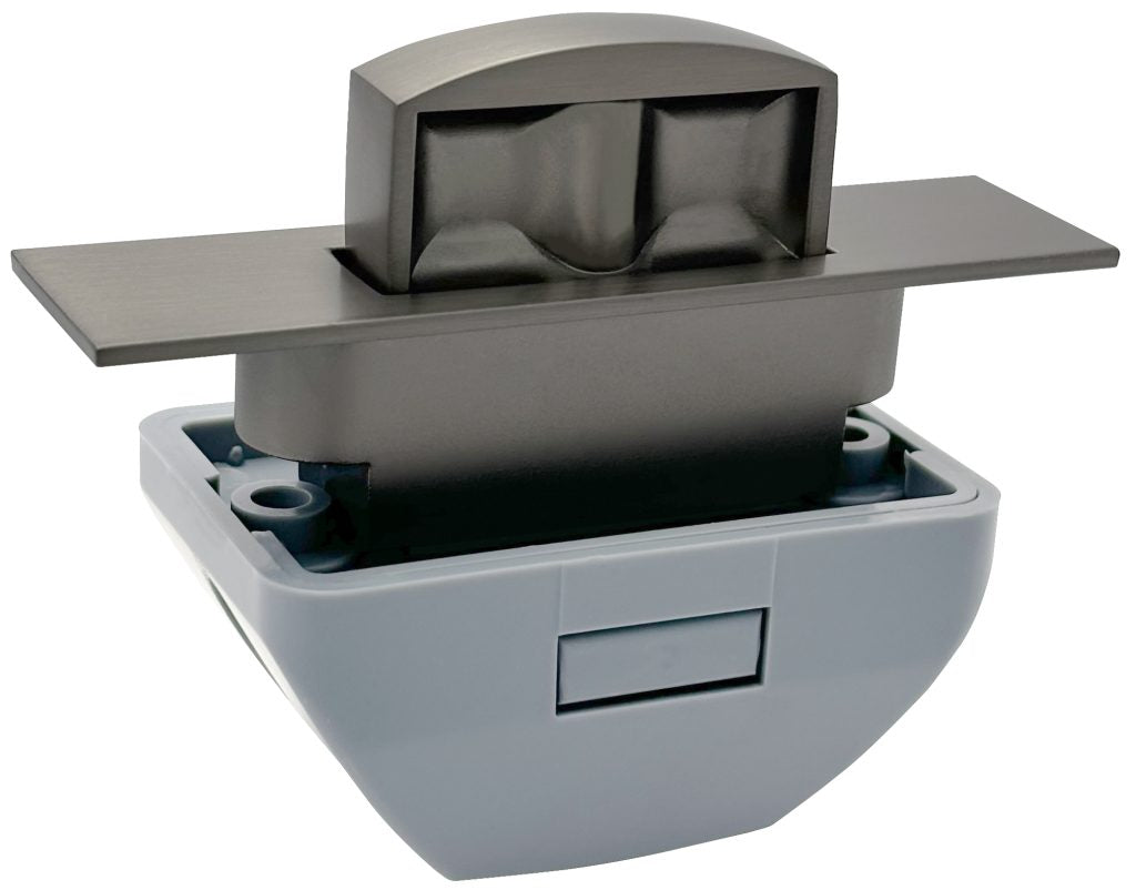 Push Door Lock Handle Karina | BellaVista - Hera Bathware X Bella Vista PLCH - GM | Gunmetal