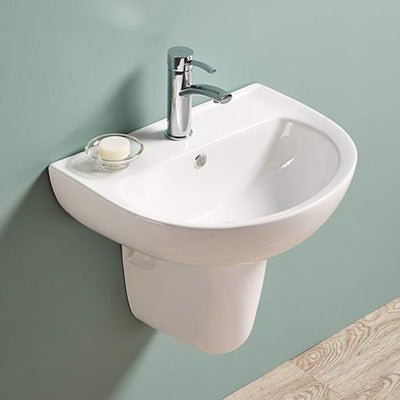 PW5443B Wall Hung Basin | KDK - Hera Bathware X KDK Bathware PW5443B + PW5443 - P | Basin + Shroud