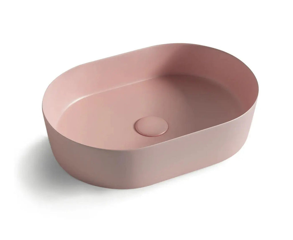 Quay Oval Above Counter Basin - Hera BathwareMatte Black