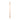 Radiant Flat Vertical Single Heated Towel Bar FVTR (12v) | Radiant - Hera Bathware X Radiant CH - FVTR - 930 | One vertical Heated Rail without HookChampagne