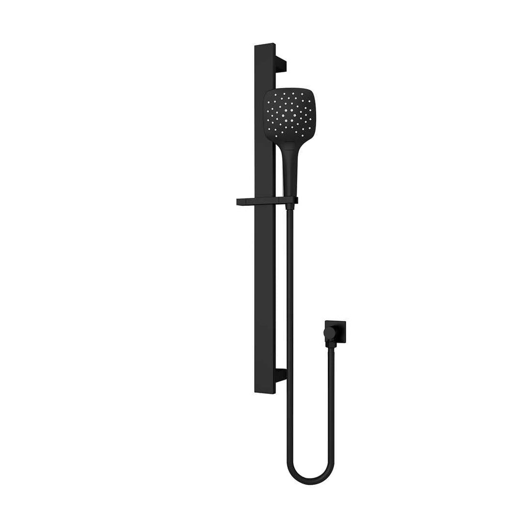 RAIN 3 Function Rail Shower Square - Matte Black - Hera BathwareMatte Black