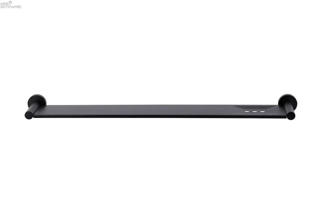 Round Bathroom Shelf - Matte Black - Hera BathwareMatte Black