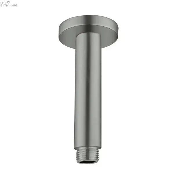 ROUND Ceiling arm 100mm length - Hera BathwareGun Metal