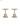 Round Cross Handle Jumper Valve Wall Top Assemblies - Hera BathwareTiger Bronze