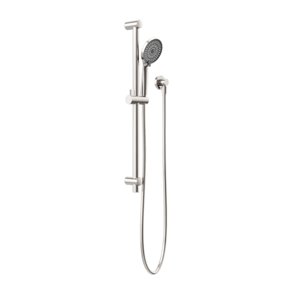 Round Metal Project Shower Rail NR318 - Hera BathwareBrushed Nickel