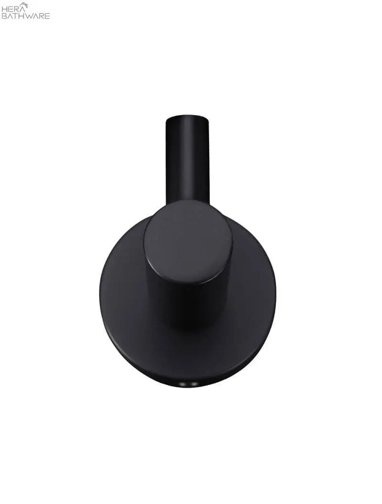 Round Robe Hook - Hera BathwareMatte Black