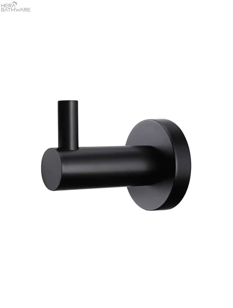Round Robe Hook - Hera BathwareMatte Black