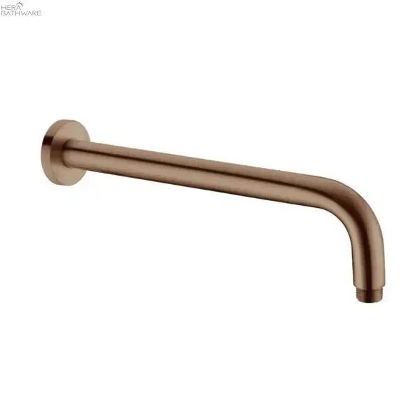ROUND Shower arm 500mm - Hera BathwareBrushed Bronze