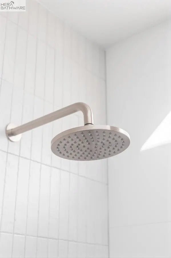 Round Shower Rose 200/300mm - Hera BathwareMatte Black200mm