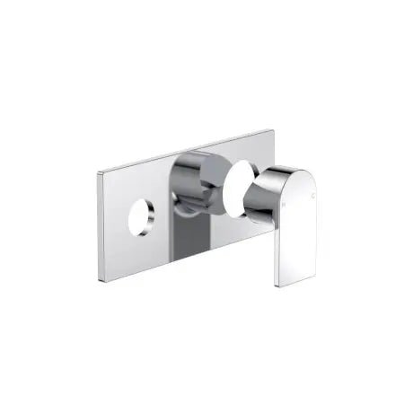 ROUND SQUARE WALL BASIN/BATH MIXER - TRIM KIT - Hera BathwareChrome