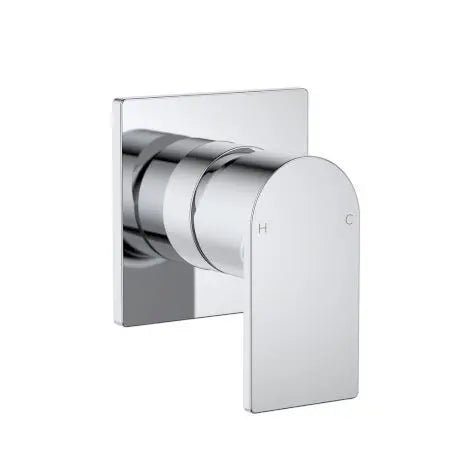 ROUND SQUARE WALL MIXER - Hera BathwareRound Square Wall Mixer - Chrome