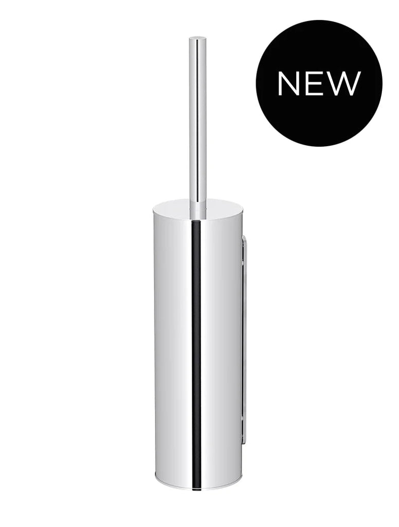 Round Toilet Brush & Holder | Meir - Hera Bathware X Meir MTO02N - R - C | Chrome
