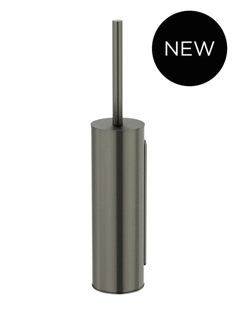 Round Toilet Brush & Holder | Meir - Hera Bathware X Meir MTO02N - R - PVDGM | Gun Metal
