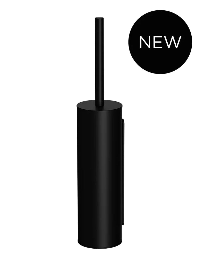Round Toilet Brush & Holder | Meir - Hera Bathware X Meir MTO02N - R | Matte Black