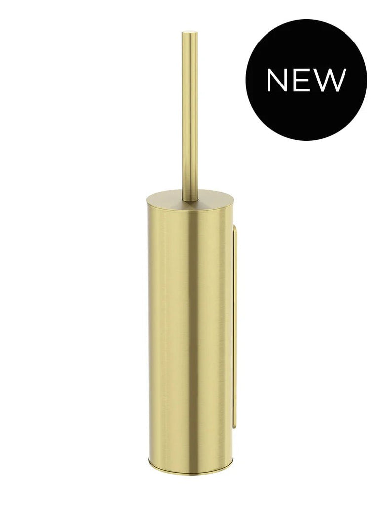 Round Toilet Brush & Holder | Meir - Hera Bathware X Meir MTO02N - R - PVDBB | Tiger Bronze