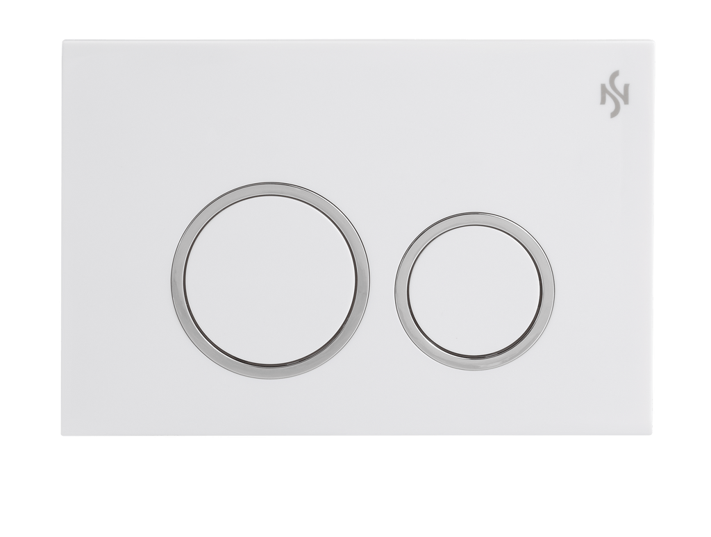 R&T Toilet Cistern Button Selection - Hera BathwareWhite Round