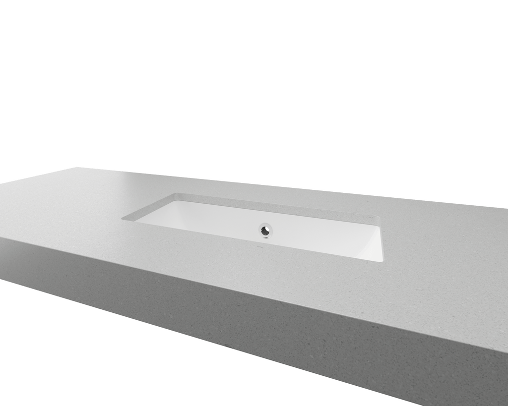 Ruby Undermount Basin 530mm White Gloss - Hera BathwareGloss White