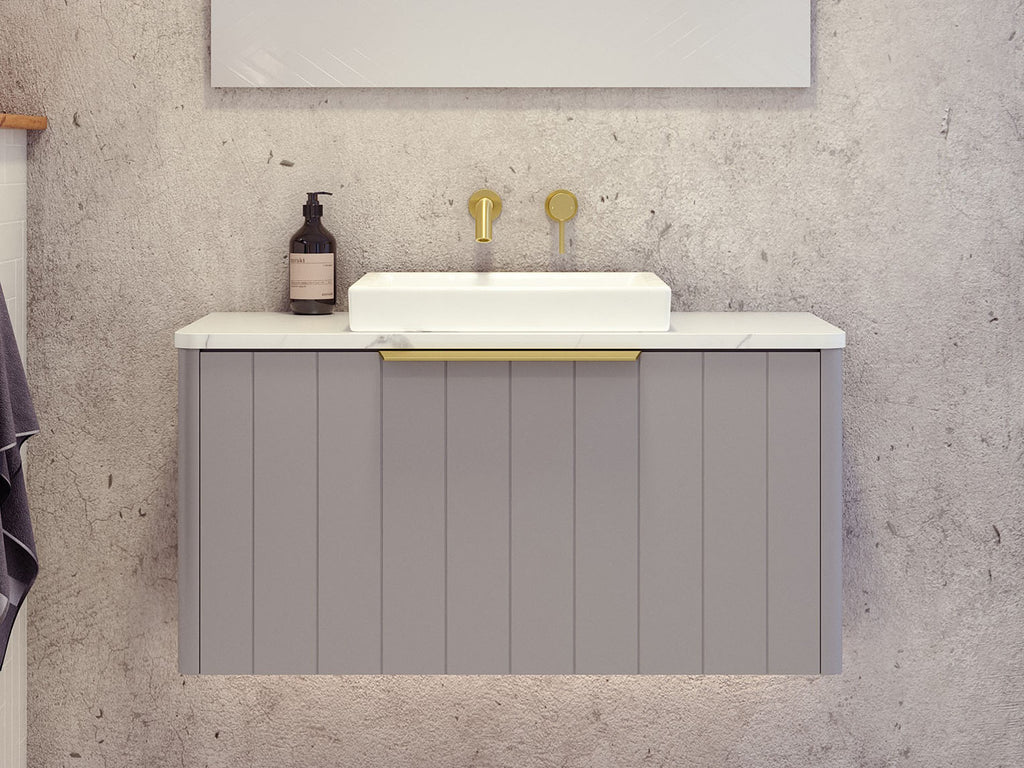 Saba Vanity Collection 600mm - 2100mm Cabinet only - Hera Bathware600mmCenter Bowl