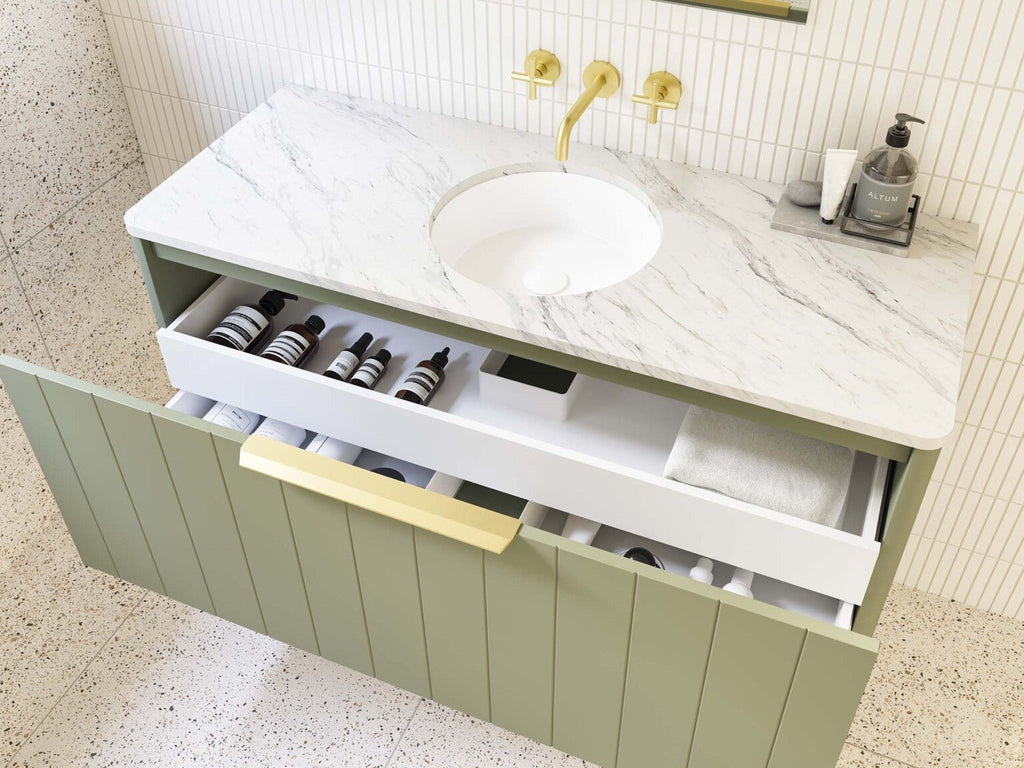 Saba Vanity Collection 600mm - 2100mm Cabinet only - Hera Bathware600mmCenter Bowl