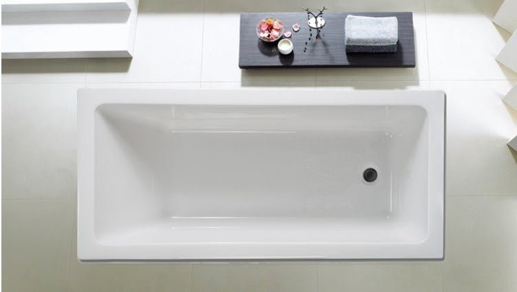 Sandy Drop In Shower Bath | Ceto - Hera Bathware X KDK Bathware SB1470 | 1500mm