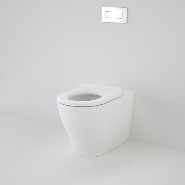 School Smart Invisi Suite With Liano Single Flap Seat | CAROMA - Hera BathwareSingle Flap White Seat