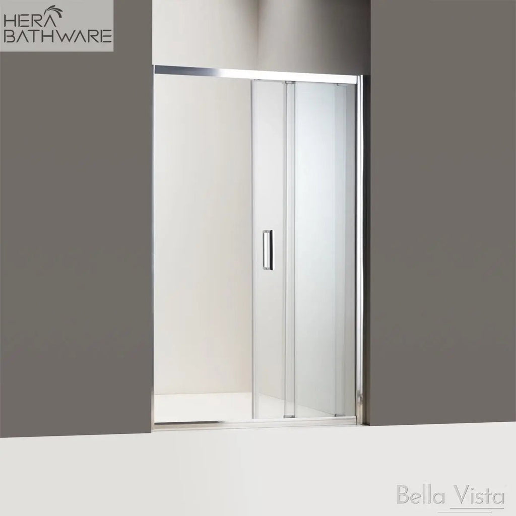 Semi - Framed Triple Sliding - Front Only - 1950mm - Hera Bathware780 - 820mmChrome